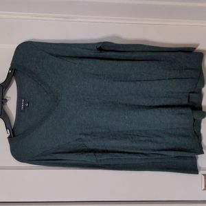 Trouve size S green long sleeve shirt